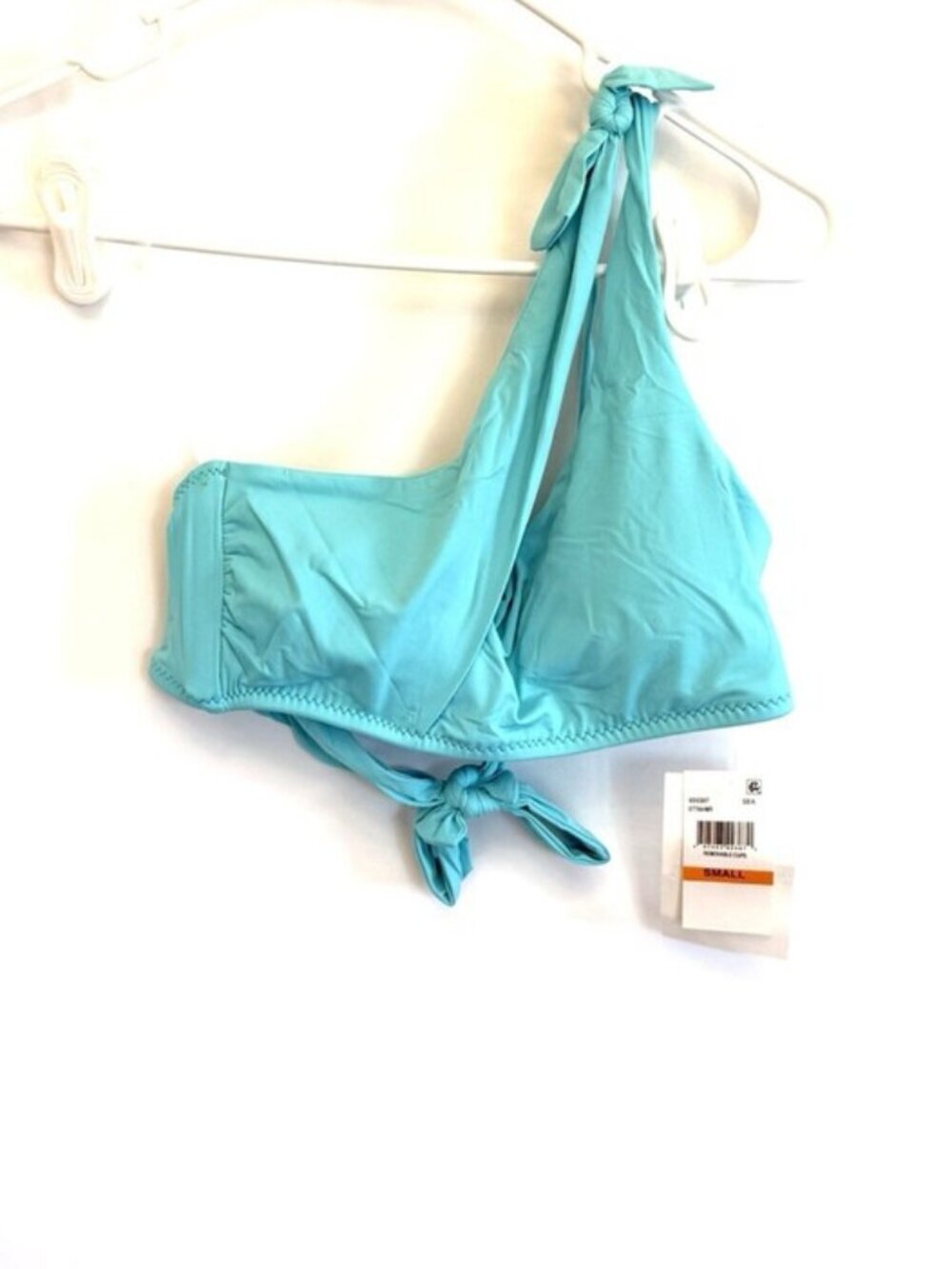 Becca Women’s One Shoulder Blue Bikini Top Size S